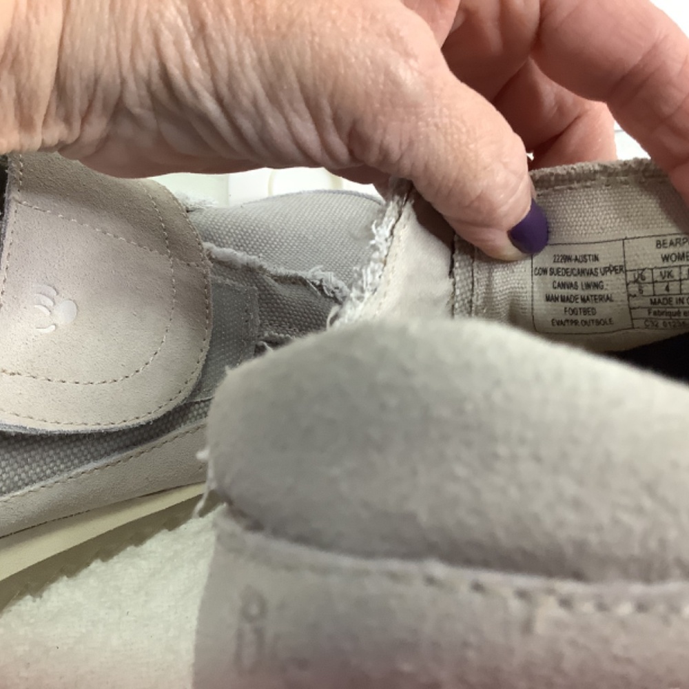 NWOT Bearpaw Austin slip on distressed‎ sneakers - Picture 9 of 11